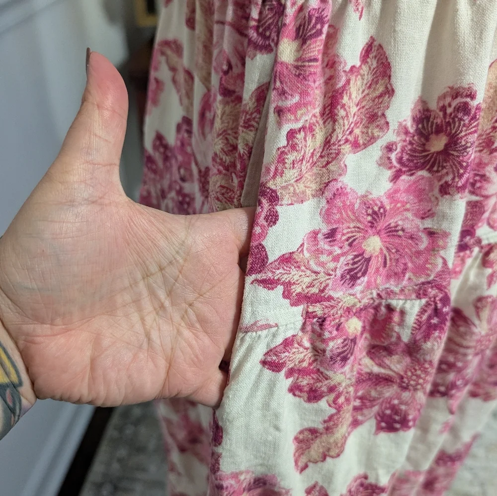 3/$30 Old Navy Linen Sundress - Picture 3 of 10